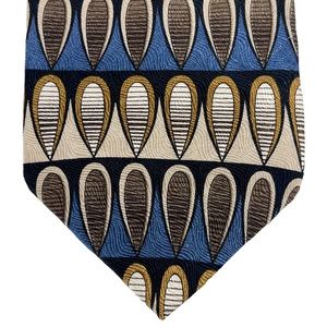 Pierre Balmain | Necktie 58.5” | Vintage‎ 100% Silk Patterned Tie